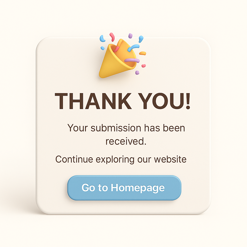 Thank You page preview